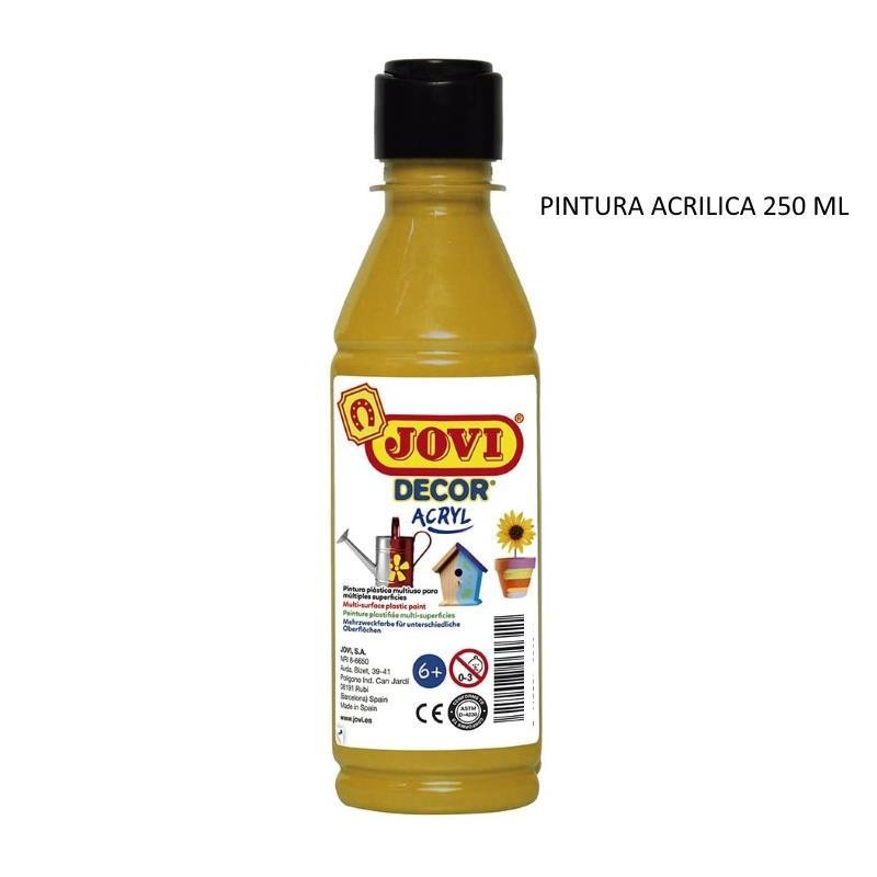 PINTURA ACRILICA JOVI BOTE 250ML ORO