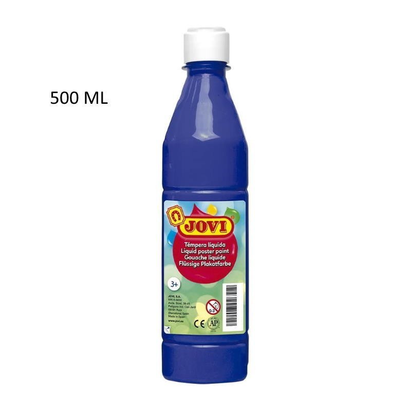 TEMPERA LIQUIDA JOVI 0.5L AZUL ULTRAMAR