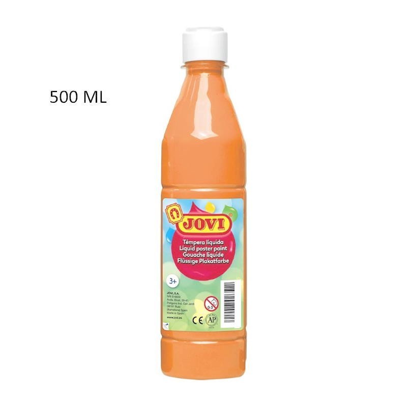 TEMPERA LIQUIDA JOVI 0.5L NARANJA