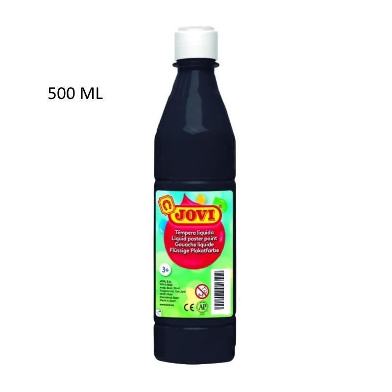 TEMPERA LIQUIDA JOVI 0.5L NEGRO