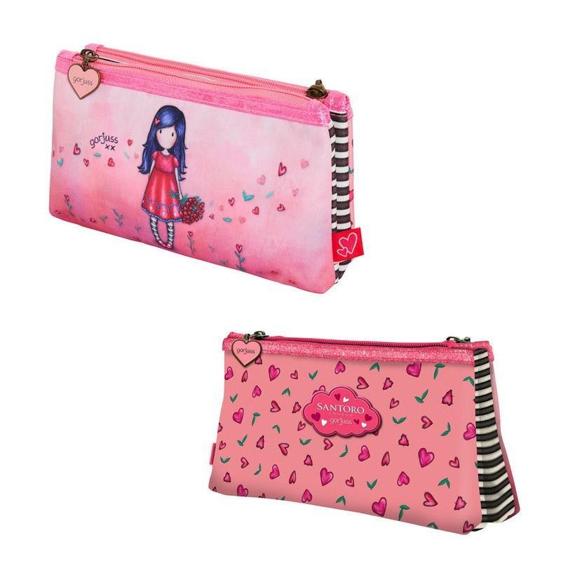 ESTUCHE PORTATODO GORJUSS DOBLE LOVE