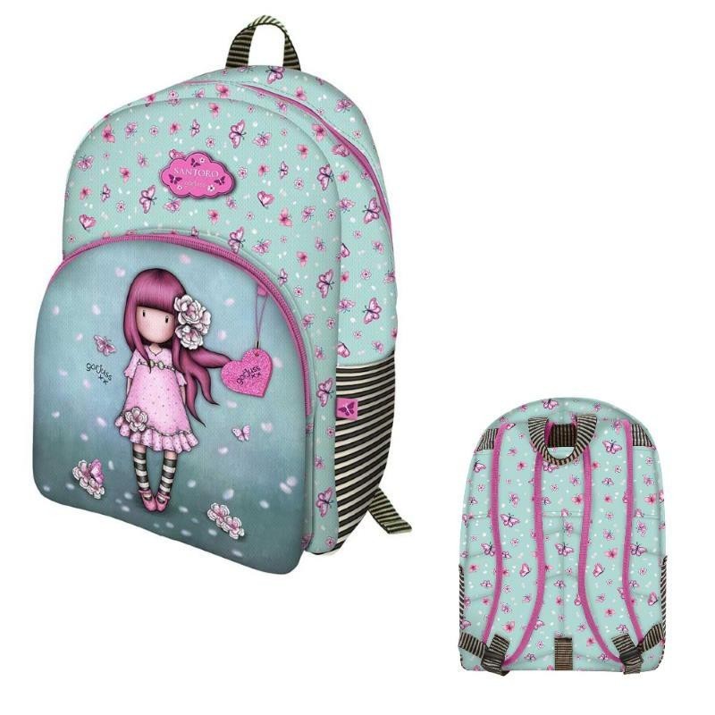 MOCHILA 44CM GORJUSS CHERRY BLOSSOM