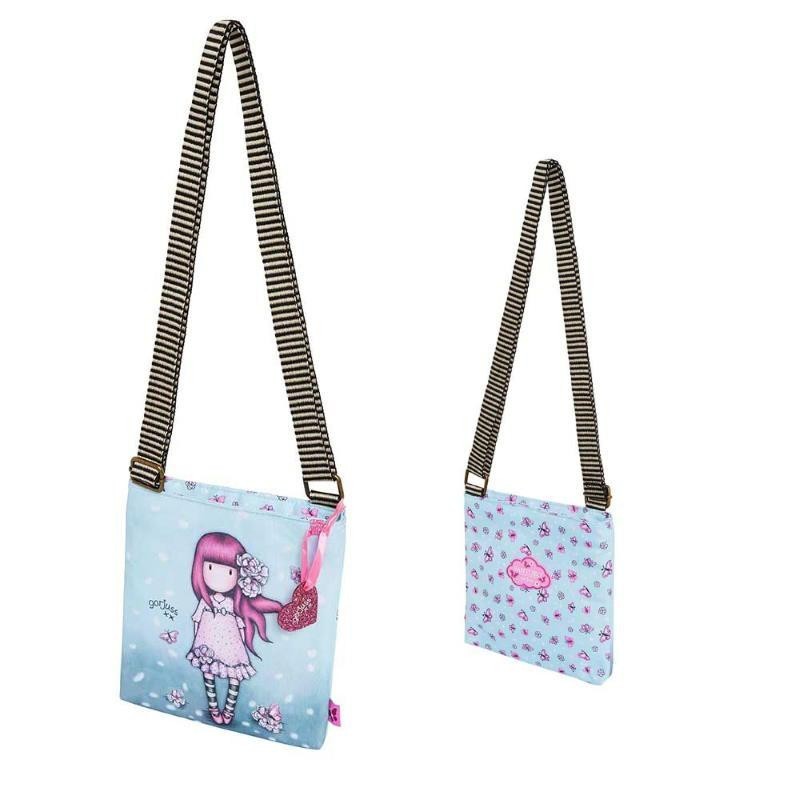 BOLSO BANDOLERA 20x21cm GORJUSS CHERRY BLOSSOM