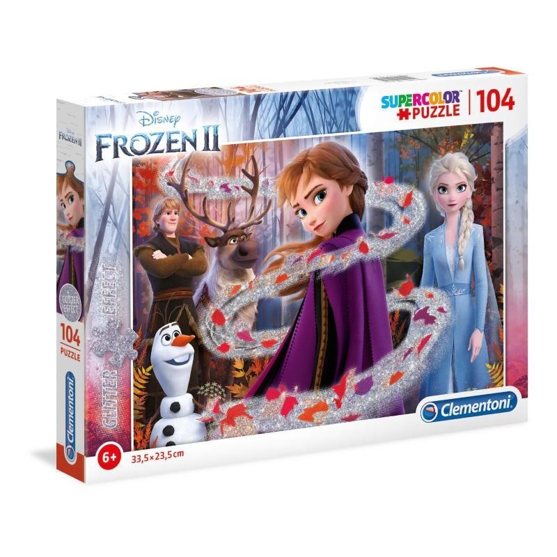 PUZZLE CLEMENTONI   104 PZ FROZEN 2 GLITTER