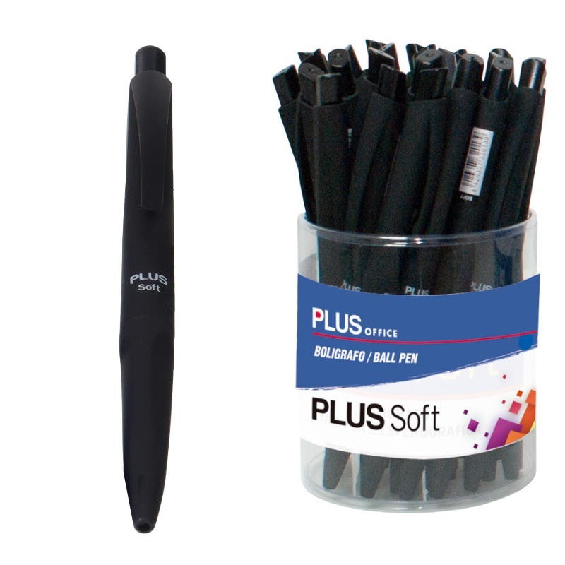 BOLIGRAFO PLUS SOFT  NEGRO