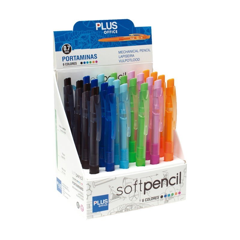 PORTAMINAS 0.7 PLUS SOFTPENCIL SURTIDO