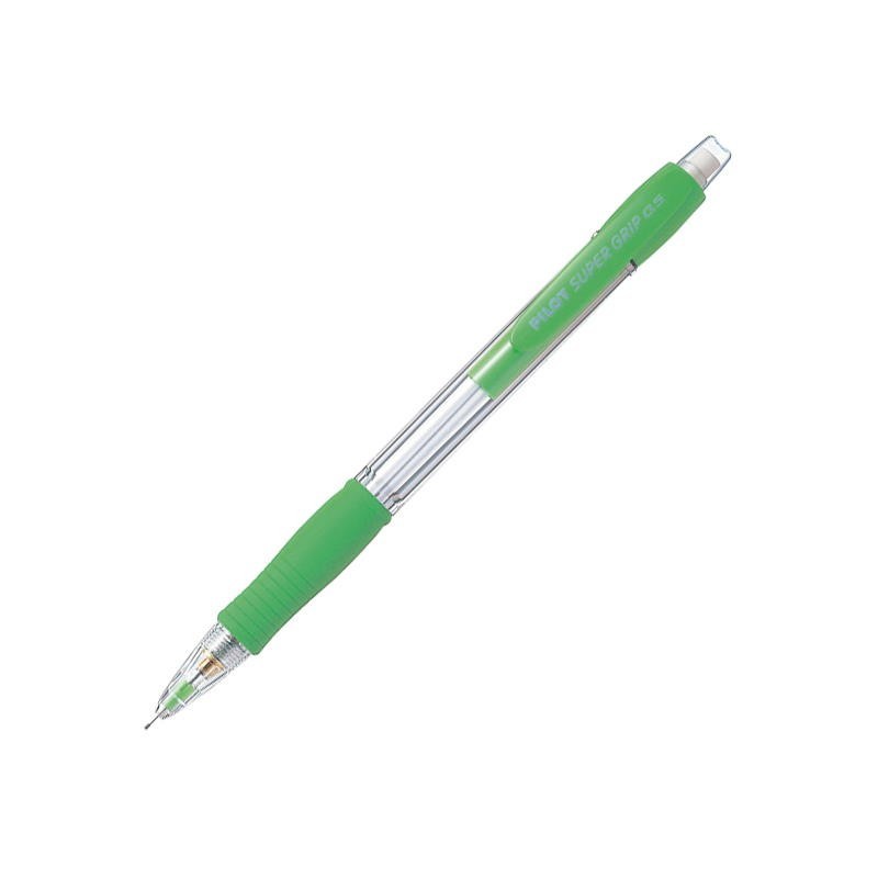 PORTAMINAS 0.5 PILOT SUPER GRIP VERDE CLARO