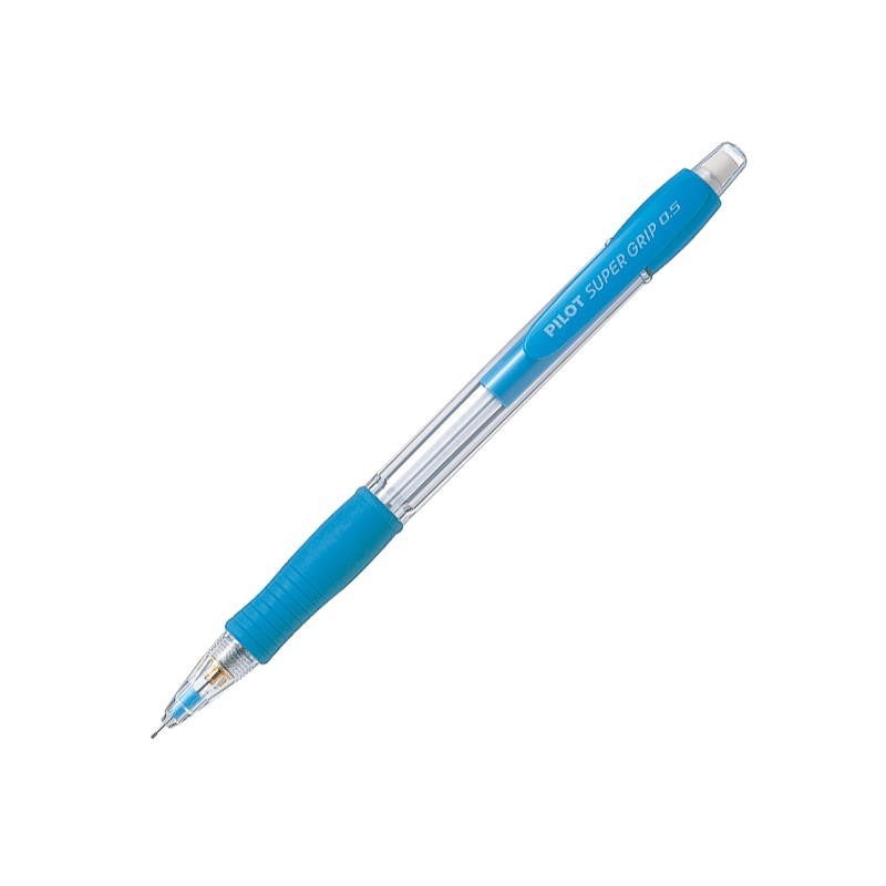 PORTAMINAS 0.5 PILOT SUPER GRIP AZUL CLARO