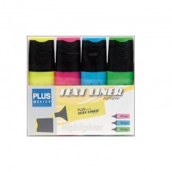 FLUORESCENTE PLUS NORMAL PACK-4 COLORES