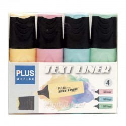 FLUORESCENTE PLUS PASTEL PACK-4 COLORES