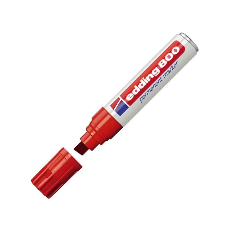 ROTULADOR PERMANENTE EDDING 800 ROJO