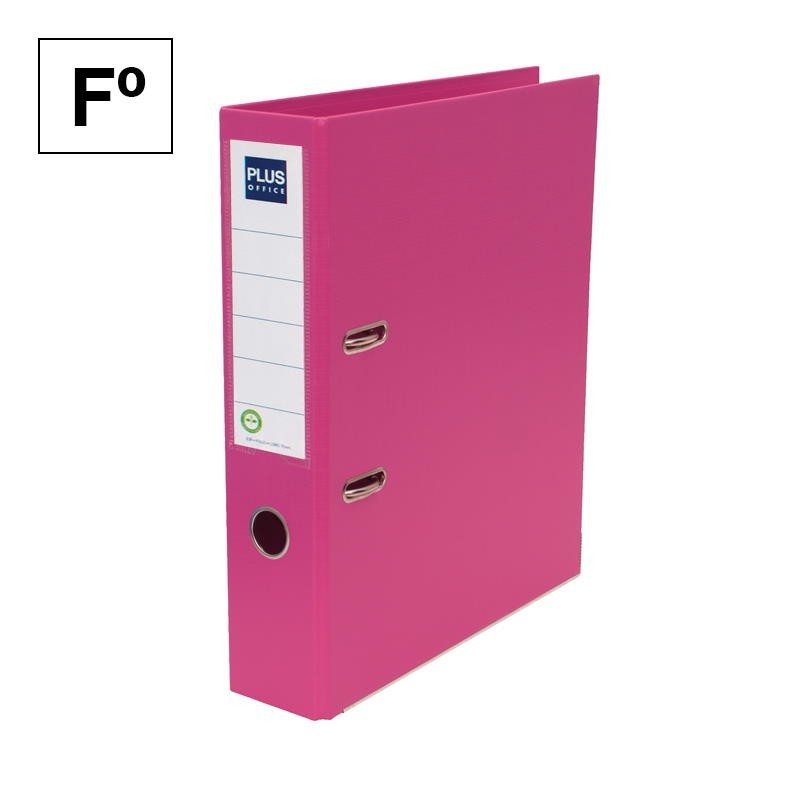 ARCHIVADOR AZ FOLIO L-75MM ROSA