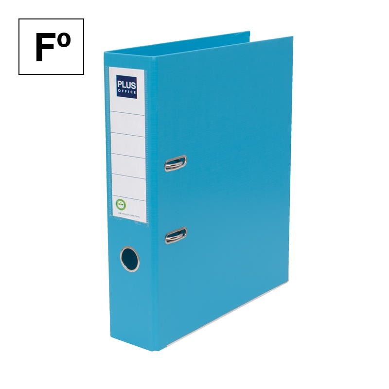 ARCHIVADOR AZ FOLIO L-75MM AZUL CLARO