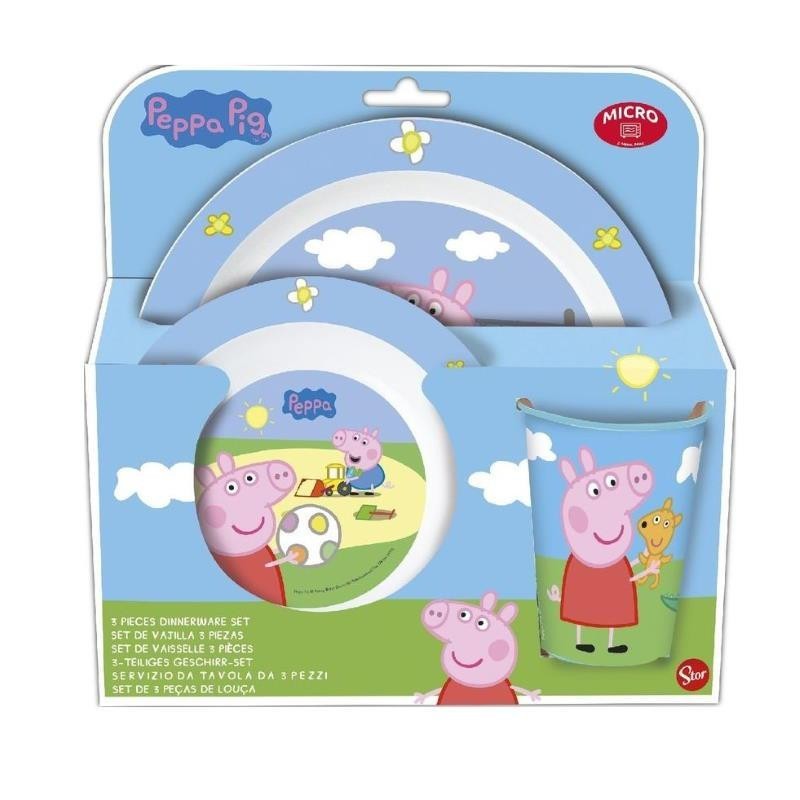 SET DESAYUNO INFANTIL PEPPA PIG