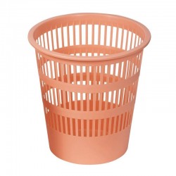 PAPELERA PLASTICO FAIBO NARANJA PASTEL 307-31