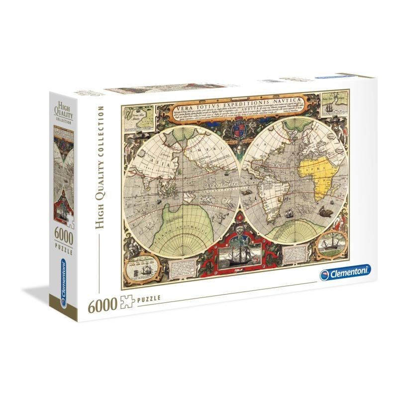 PUZZLE CLEMENTONI  6000 PZ MAPA ANTIGUO