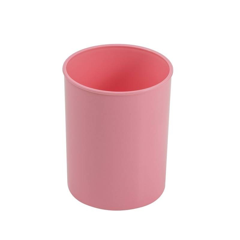 CUBILETE LAPICERO PLASTICO ROSA PASTEL 206-32