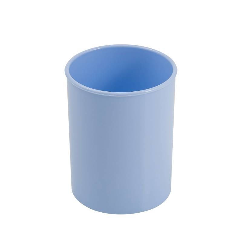 CUBILETE LAPICERO PLASTICO AZUL PASTEL 206-37