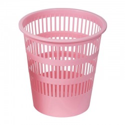 PAPELERA PLASTICO FAIBO ROSA PASTEL 307-32