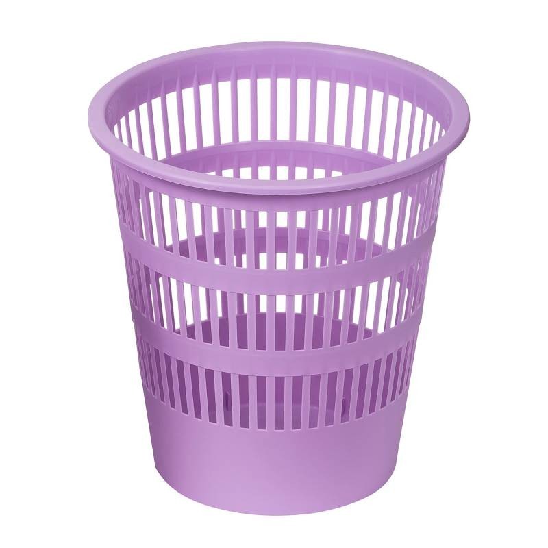 PAPELERA PLASTICO FAIBO VIOLETA PASTEL 307-36