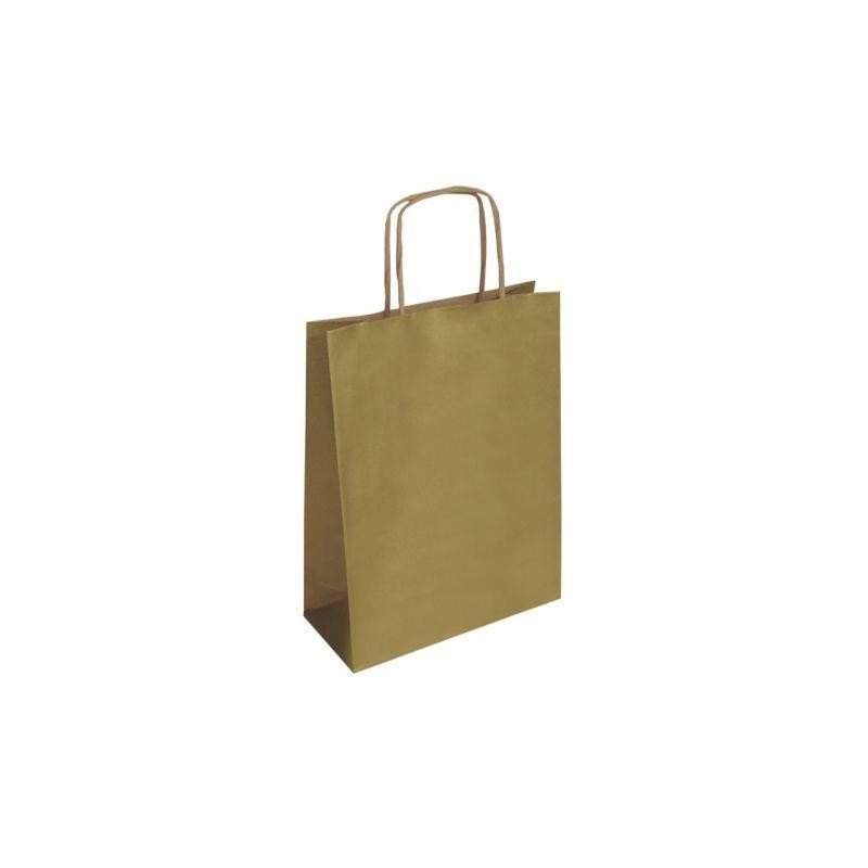 BOLSA PAPEL KRAF 32X42-12 ORO