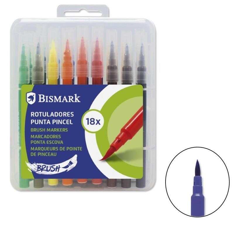 Pack 10 Rotuladores Pastel Doble Punta Pincel/1mm Bismark - La Selva de  Papel - Papelería y regalos