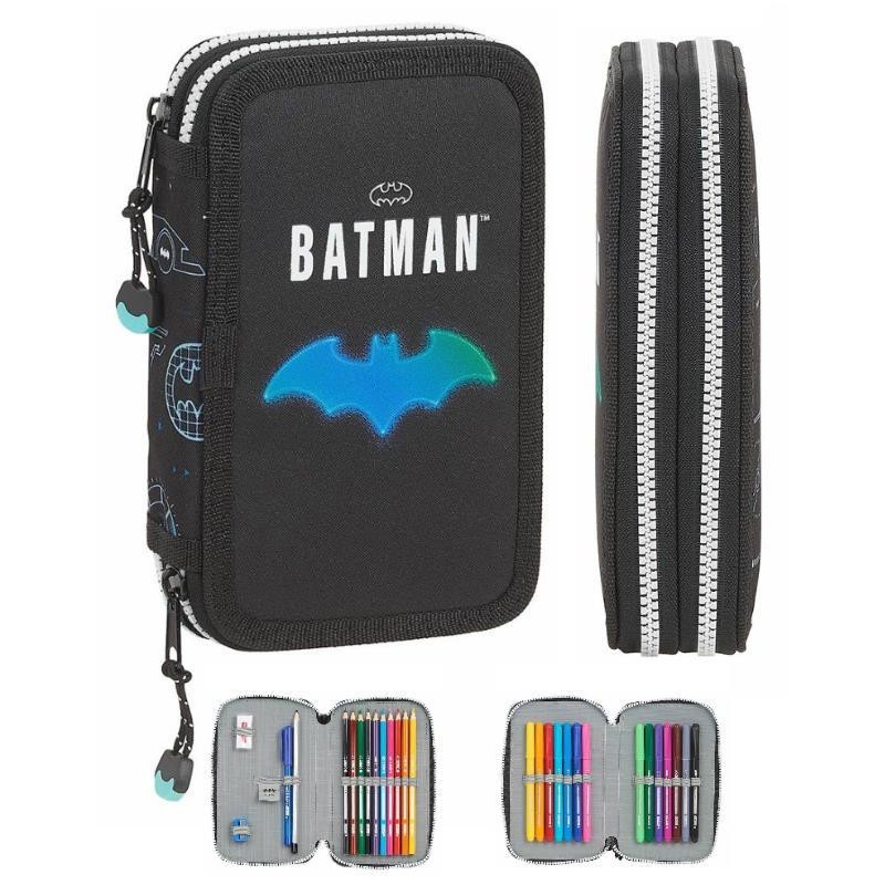 PLUMIER DOBLE BATMAN 28 PIEZAS