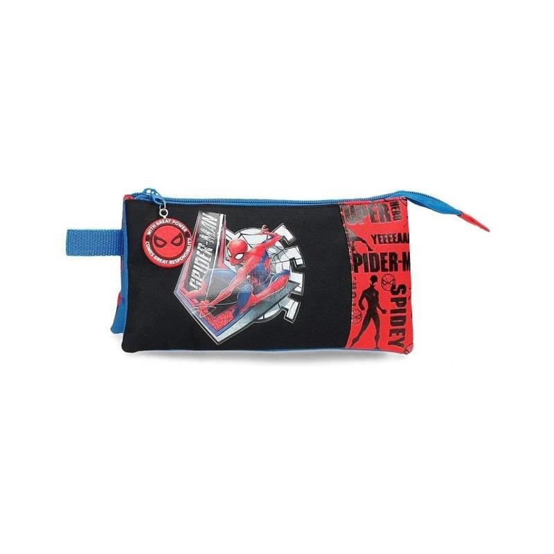 ESTUCHE PORTATODO TRIPLE SPIDERMAN GREAT POWER