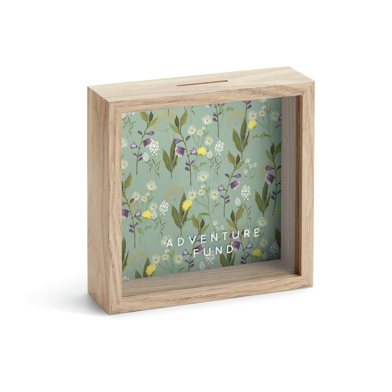 HUCHA MADERA 15X15X4CM GARDEN ADVENTURE