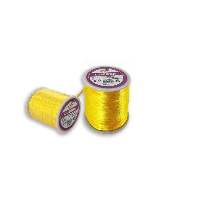 CUERDA COLA RATON 50M 2,5MM AMARILLO