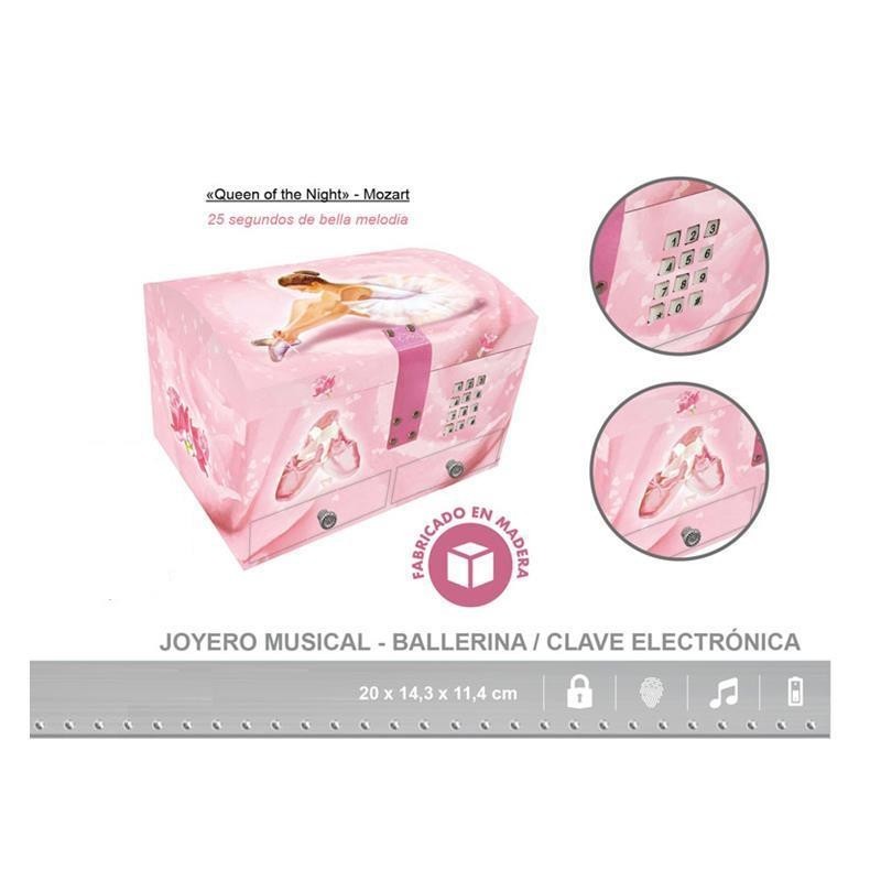 JOYERO MADERA BALLERINA CON CODIGO