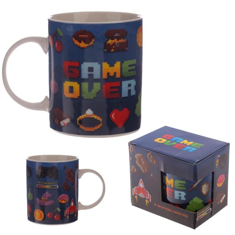 TAZA CERAMICA GAME OVER