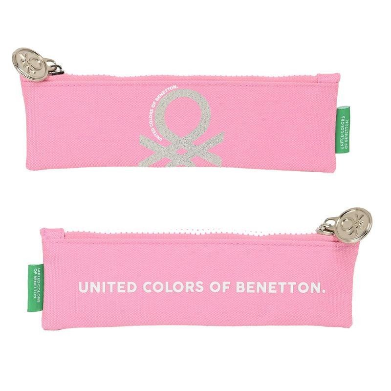 ESTUCHE PORTATODO FINO BENETTON FLAMINGO PINK