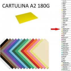 CARTULINA A2 PAQUETE 25...