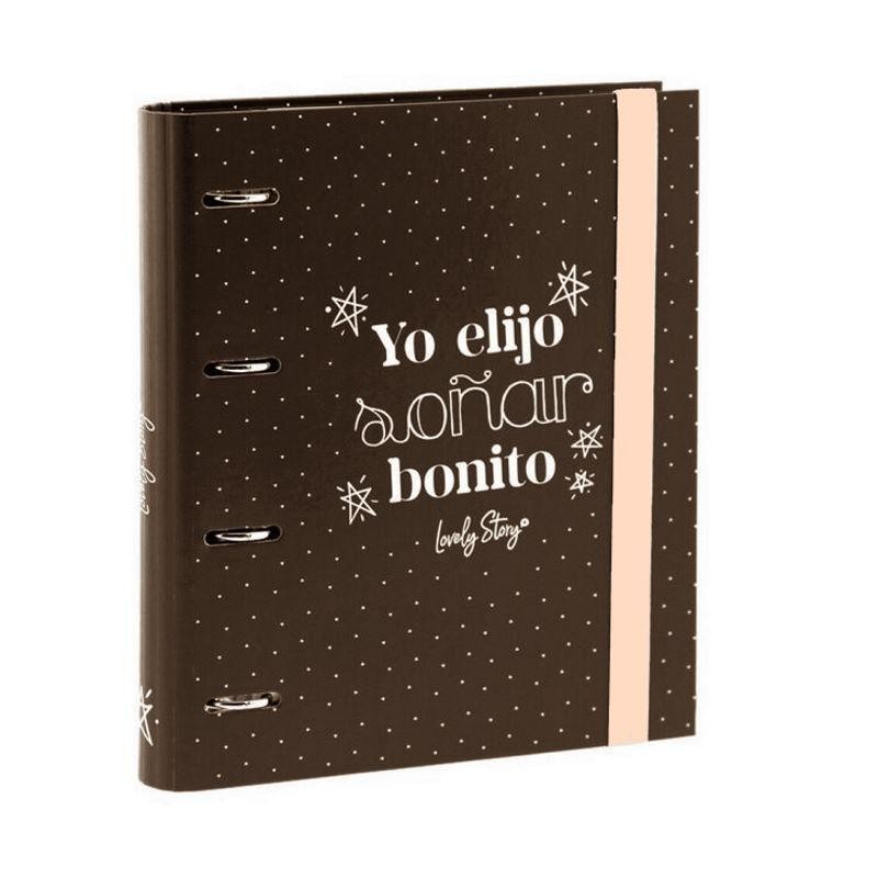 CARPETA A4 4 ANILLAS 40MM LOVELYSTORY CP2202