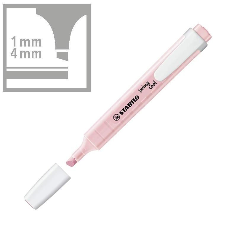 FLUORESCENTE STABILO SWING PASTEL ROSA 129-8