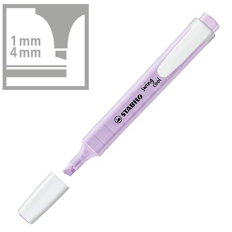 FLUORESCENTE STABILO SWING PASTEL VIOLETA 155-8