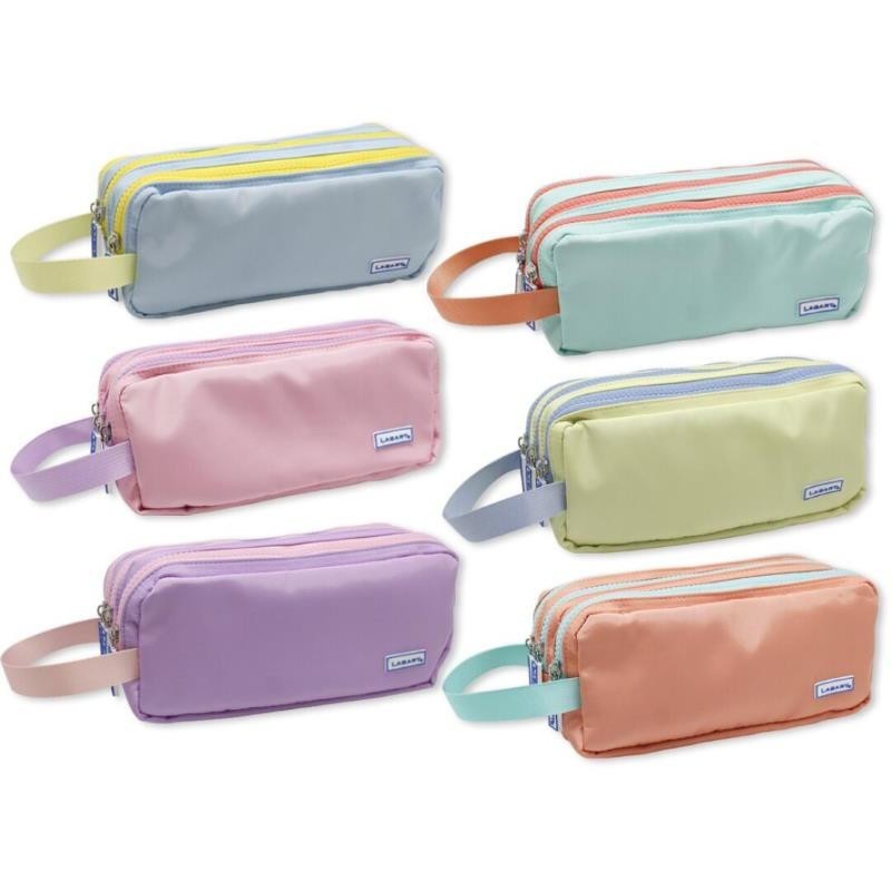 ESTUCHE PORTATODO TRIPLE LAGART PASTEL SOFT