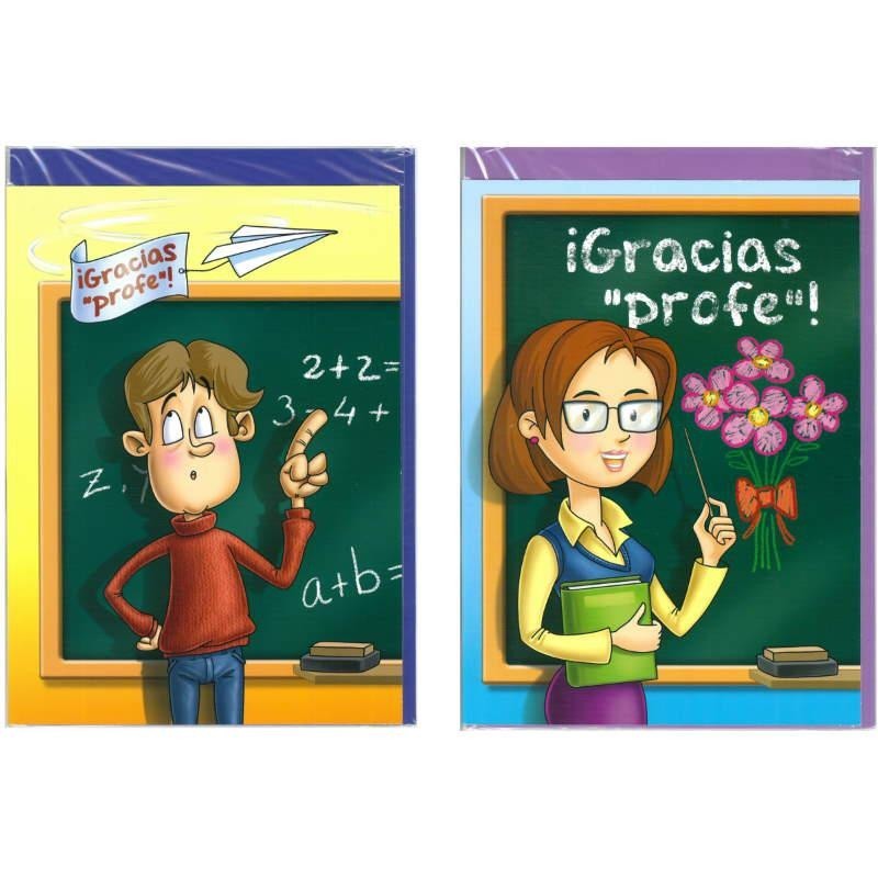 EDICARDS TARJETA PROFESOR MAXI