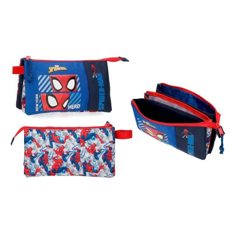 ESTUCHE PORTATODO TRIPLE SPIDERMAN HERO