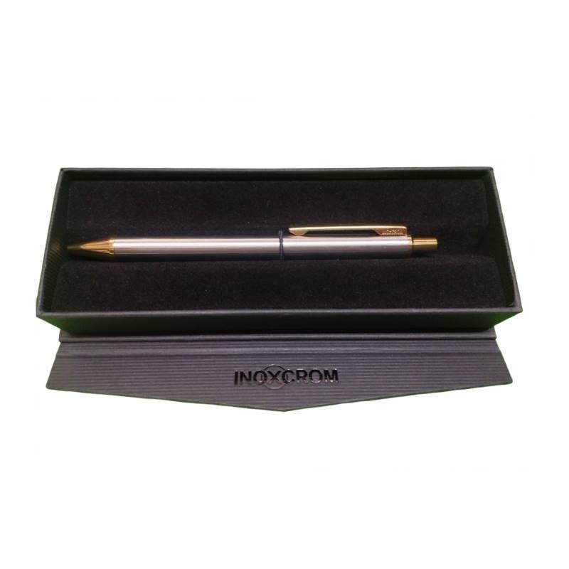 ESTUCHE INOXCROM BOLIGRAFO GOLDEN NEW BOX