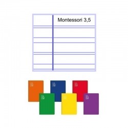 LIBRETA GRAPA PAUTA MONTESSORI 3.5 MM A5 32 HOJAS 