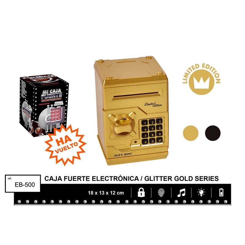 HUCHA CAJA FUERTE EB-500 COLOR GOLD