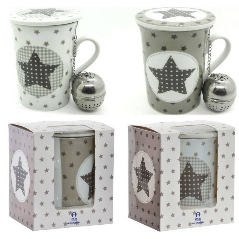 TAZA CERAMICA INFUSION ESTRELLA