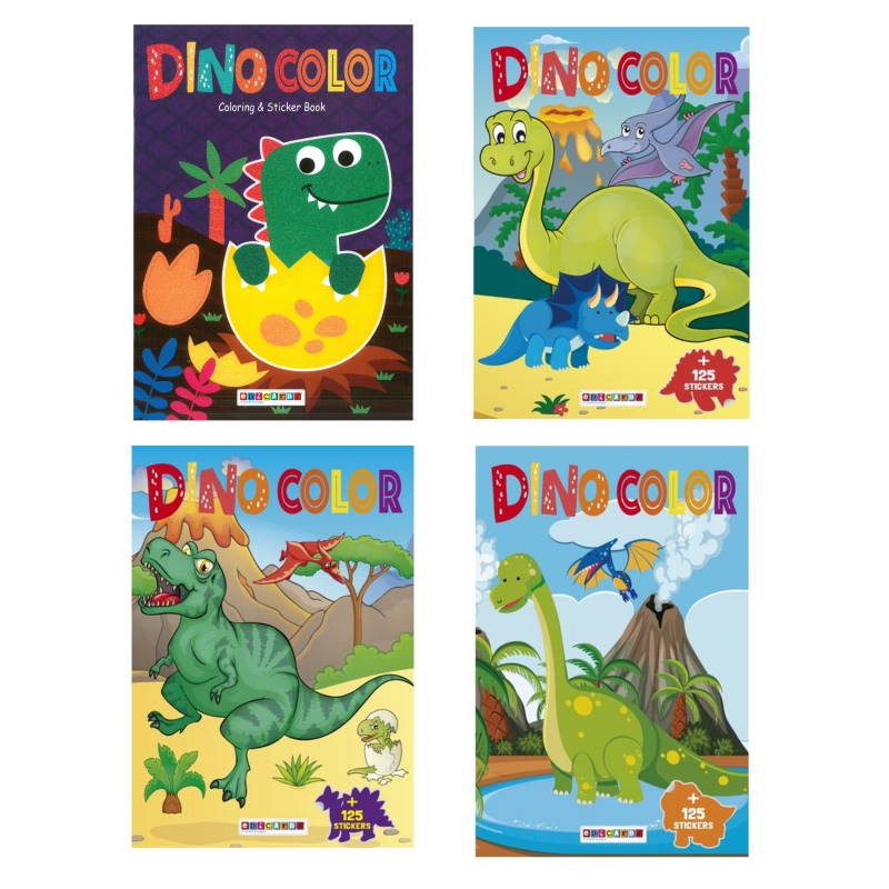 250 PEGATINAS DINOSAURIOS, Librería Mapa