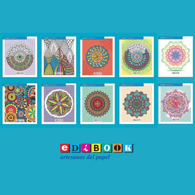 EDICARDS BLOCK COLOREAR MANDALAS