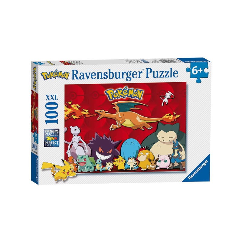 PUZZLE RAVENSBURGER 100 PZ XXL POKEMON