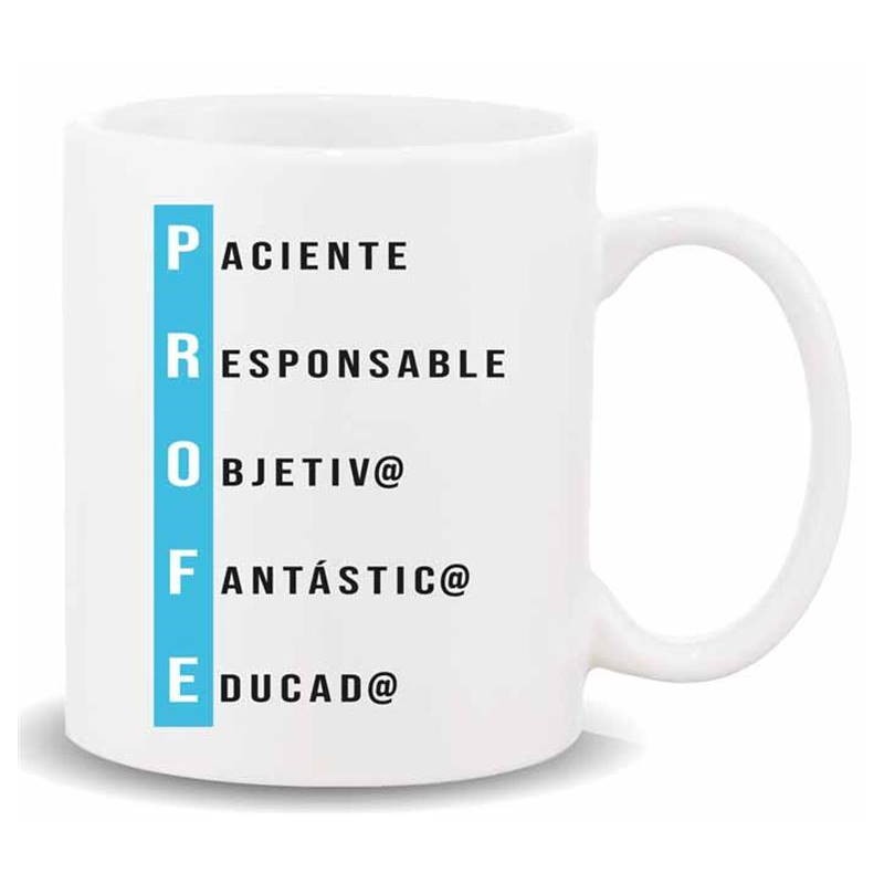 TAZA CERAMICA PROFE PACIENTE  RESPONSABLE ...