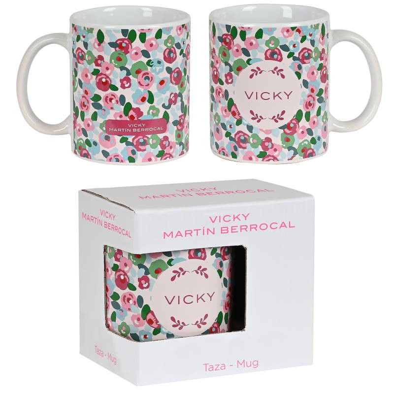 TAZA CERAMICA VMB ROSEBLOOM