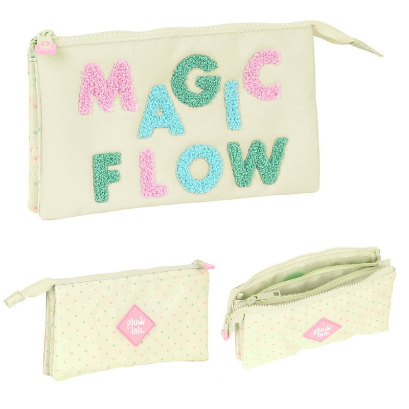 ESTUCHE PORTATODO TRIPLE GLOWLAB MAGIC FLOW